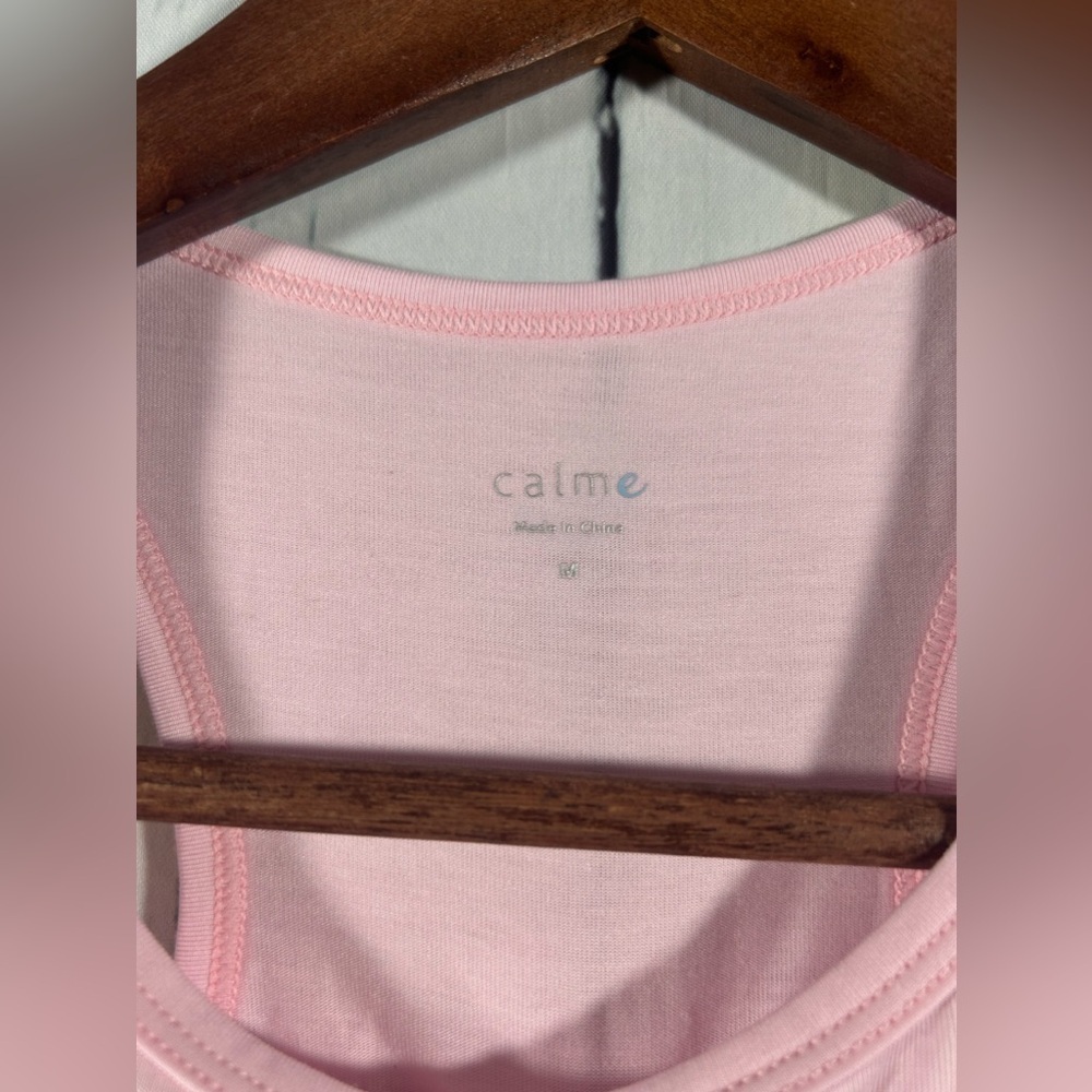 Johnny Was Calme Ease Racerback Womens Tank Top Sleeveless Active NWT Sz M - Picture 4 of 10